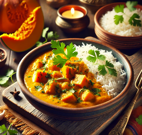 Recette curry de potimarron