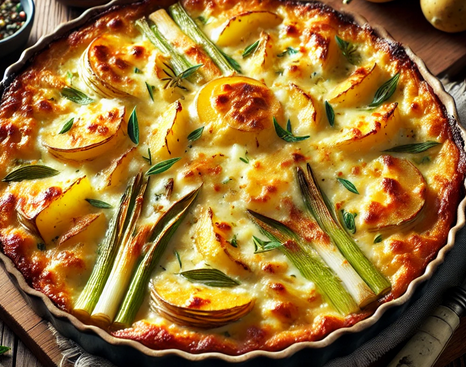 Recette - Tartiflette revisitée aux légumes