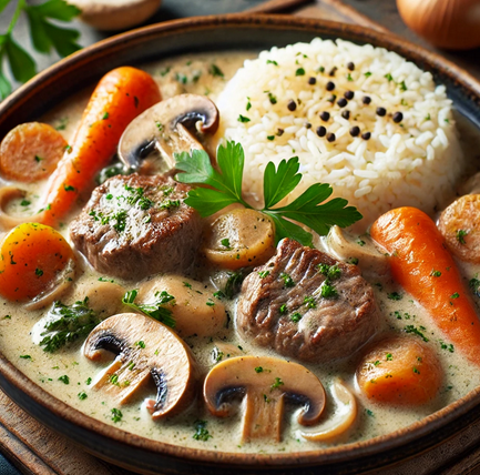 Blanquette de Veau à l'Ancienne