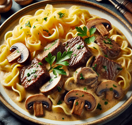 Bœuf Stroganoff Crémeux
