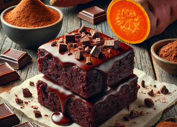 Recette facile - Brownies à la Patate Douce