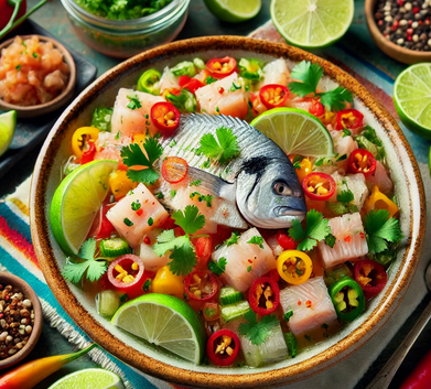 Recette - Ceviche de Daurade