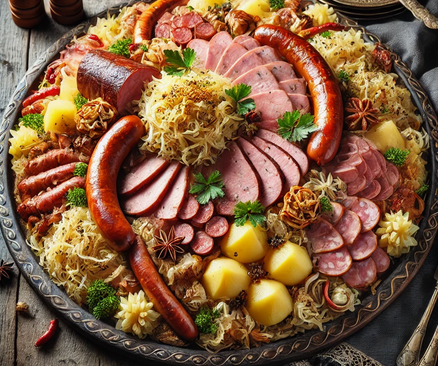 Recette facile - Choucroute Alsacienne
