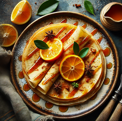 Recette facile - Crêpes Suzette