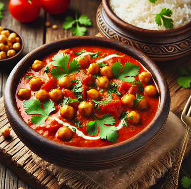 Recette facile - Curry de Pois Chiches