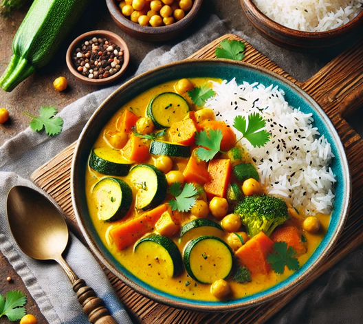 Recette gourmande - Curry de Légumes