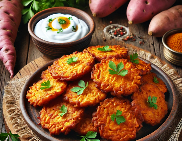 Recette facile - Galettes de Patate Douce