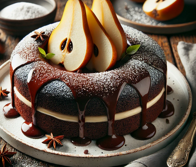 Recette - Gâteau Fondant Poire-Chocolat