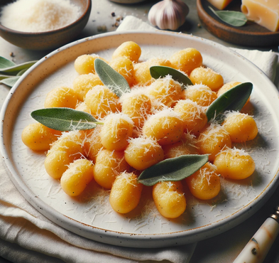 Recette facile - Gnocchi de Patate Douce à la Sauge