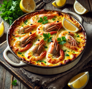 Recette - Gratin de Fruits de Mer Raffiné