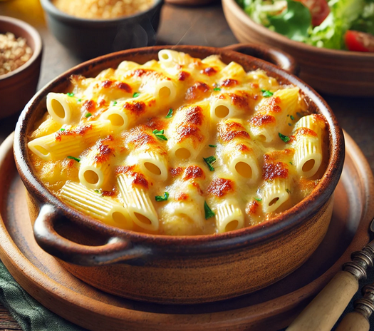 Recette facile - Gratin de Pâtes au Fromage