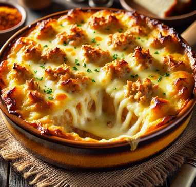 Gratin de Purée de Pommes de Terre et Viande Hachée