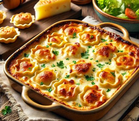Gratin de Ravioles du Dauphiné au Comté
