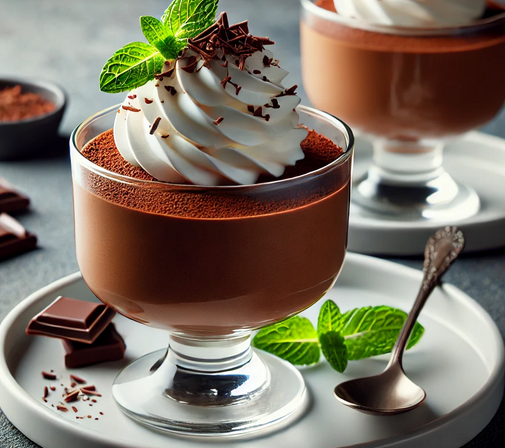 Recette gourmande - Mousse au Chocolat Noir