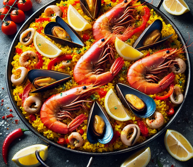 Recette facile - Paella aux Fruits de Mer