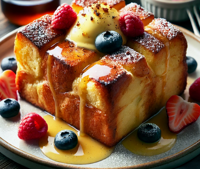 Recette facile - Pain Perdu Brioché