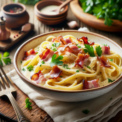 Recette cookeo - Pâtes à la Carbonara