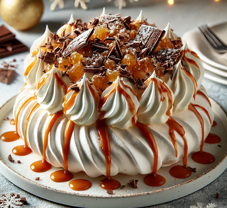Pavlova Chocolat Caramel