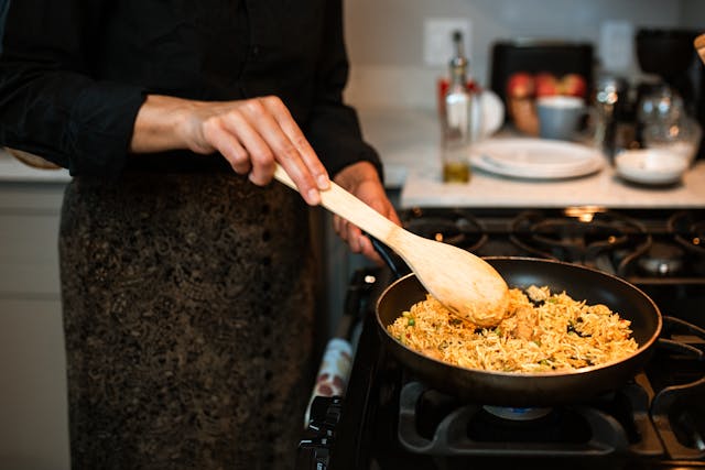 Riz aux légumes sautés