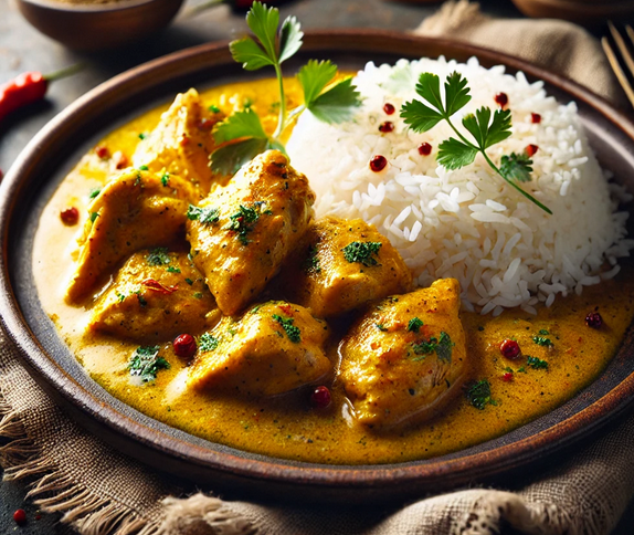 Recette facile - Poulet au Curry