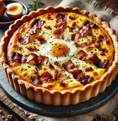Recette facile - Quiche aux Lardons