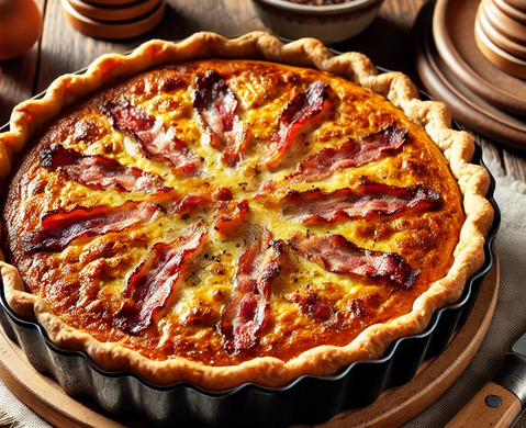 Recette gourmande - Quiche Lorraine