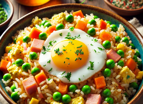 Recette facile - Riz Cantonais