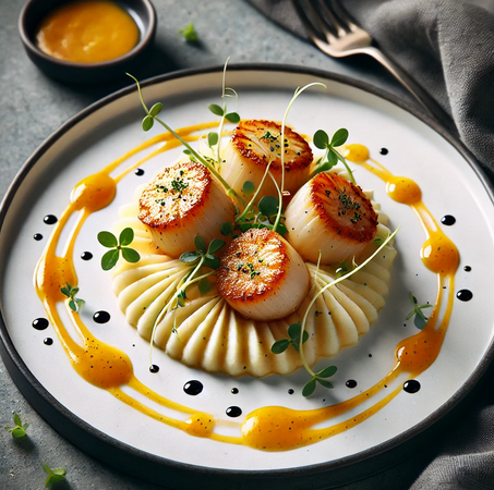 Recette de Saint-Jacques façon Chef Étoilé