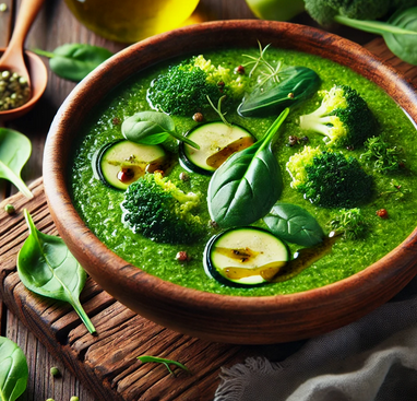 Recette santé - Soupe Détox aux Légumes Verts