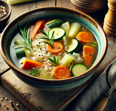 Recette familiale - Soupe de Légumes au Riz