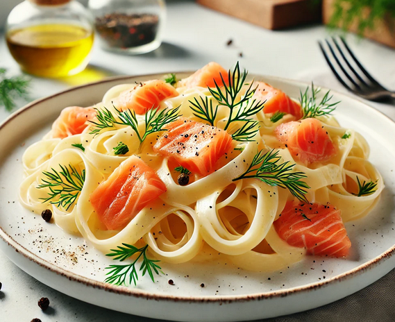 Recette facile - Tagliatelles au Saumon et à la Crème