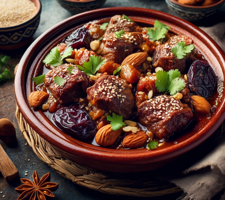 Tajine d'Agneau aux Pruneaux