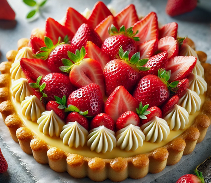 Recette facile - Tarte aux Fraises
