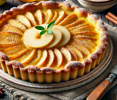 Recette facile - Tarte aux Pommes Normande