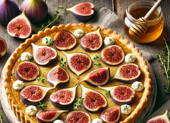 Recette facile - Tarte aux Figues et Fromage de Chèvre