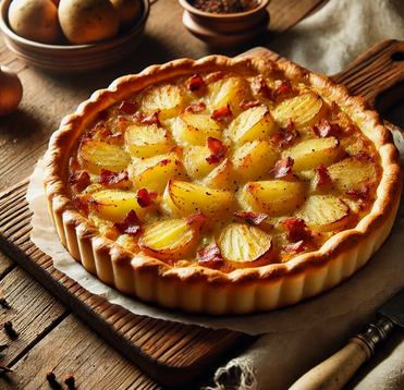 Tarte Pommes de Terre et Lardons : Une Recette Savoureuse et Conviviale